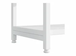 Estantería de acero y MDF de 160 x 30 x 180 cm - Diseño rectangular y arqueado - Color^Hauss Spole Online