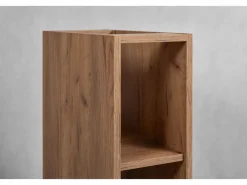 Estantería de baño 20 cm roble craft dorado Marru00f3n Best