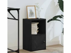 Clicnbuy Librería|Estantería de madera de ingeniería roble 31x24x52 cm