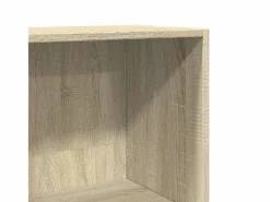 Clicnbuy Estantería de madera de ingeniería roble Sonoma 60x30x114 cm Marru00f3n New