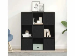 Clicnbuy Librería|Estantería de madera de ingeniería roble 89x24x101,5 cm