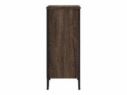 Estantería de madera de ingeniería marrón roble 80x31x74,5 cm^Clicnbuy Outlet