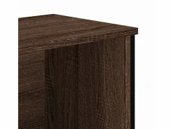 Estantería de madera de ingeniería marrón roble 80x31x74,5 cm^Clicnbuy Outlet