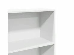 Clicnbuy Librería|Estantería de madera de ingeniería blanca 60x30x152 cm