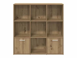 Clicnbuy Estantería de madera de ingeniería roble artisan 98x29x97,5 cm Marru00f3n Sale