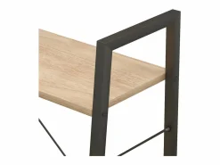 Clicnbuy Estantería|Estantería de pie 3 baldas marrón claro y negro 56x35x108 cm