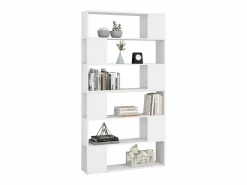 Clicnbuy Librería|Estantería divisor de espacios 100x24x188 cm