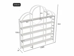Estantería en forma de nube con 5 baldas - MDF y metal -^Hauss Spole Hot