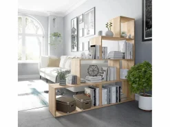Loungitude Estantería|Estantería escalonada 6 compartimentos - A145 cm - Klum
