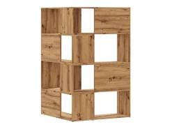 Estantería esquina 4 niveles madera roble artisan 85x85x140 cm^vidaxl Discount