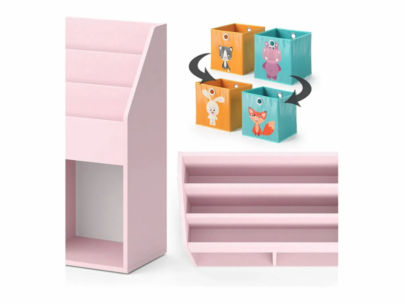 Estantería infantil 72x30.7x79 luigi^Vicco