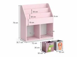 Estantería infantil 72x30.7x79 luigi^Vicco New