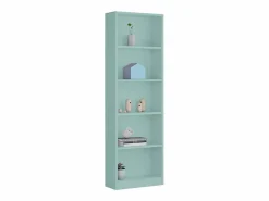 duehome Estantería Kids 5 estantes verde 180x52x25 cm Verde claro New