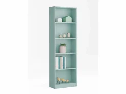 duehome Estantería Kids 5 estantes verde 180x52x25 cm Verde claro New