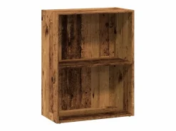 Clicnbuy Librería|Estantería madera de ingeniería color envejecido 60x30x77 cm