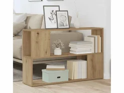 Estantería madera de ingeniería roble artisan 100x24x63 cm^Clicnbuy