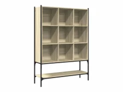 vidaxl Estantería madera de ingeniería roble Sonoma 102x30x141,5 cm Marru00f3n New
