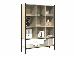 vidaxl Estantería madera de ingeniería roble Sonoma 102x30x141,5 cm Marru00f3n New