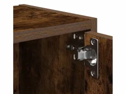 Clicnbuy Estantería madera de ingeniería roble ahumado 40x24x77 cm Marru00f3n Hot