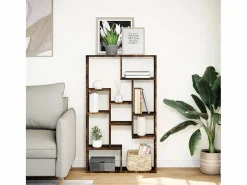 Estantería madera de ingeniería roble ahumado 72x20x120 cm^Clicnbuy