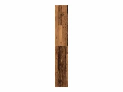 Clicnbuy Estantería madera ingeniería madera envejecida 80x30x189 cm Marru00f3n Clearance