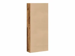 Clicnbuy Estantería madera ingeniería madera envejecida 80x30x189 cm Marru00f3n Clearance