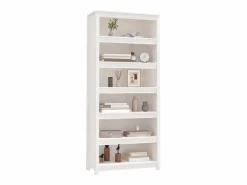 Estantería madera maciza de pino blanca 80x35x183 cm^vidaxl Outlet