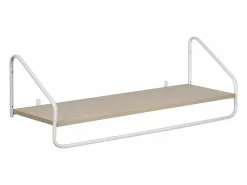 Estantería mural de madera y metal L90 cm NELO^ Outlet