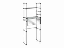 Estantería para lavadora aluminio 77x52x192 cm ES390791^ Best