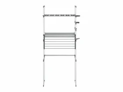 Estantería para lavadora aluminio 77x52x192 cm ES390791^ Best