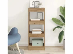 Clicnbuy Estantería para libros Roble artisan 40 x 30 x 103 cm Marru00f3n New