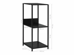 Clicnbuy Estantería|Estantería pequeña aglomerado 33,5x39,6x79,7 cm