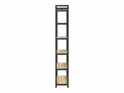Clicnbuy Estantería Roble Sonoma 80 x 30 x 188 cm Madera contrachapada Color natural claro Clearance