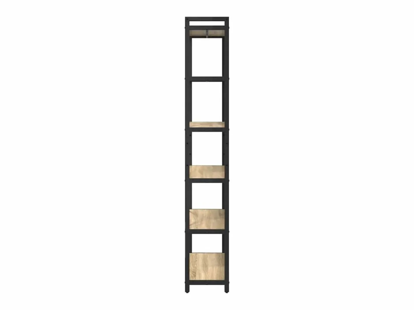 Clicnbuy Estantería Roble Sonoma 80 x 30 x 188 cm Madera contrachapada Color natural claro Clearance