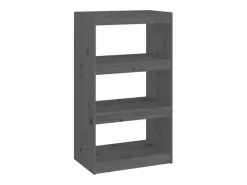 vidaxl Estantería|Estantería/divisor de espacios madera pino 60x30x103,5cm