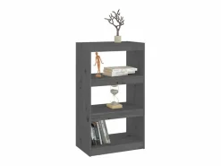 vidaxl Estantería|Estantería/divisor de espacios madera pino 60x30x103,5cm