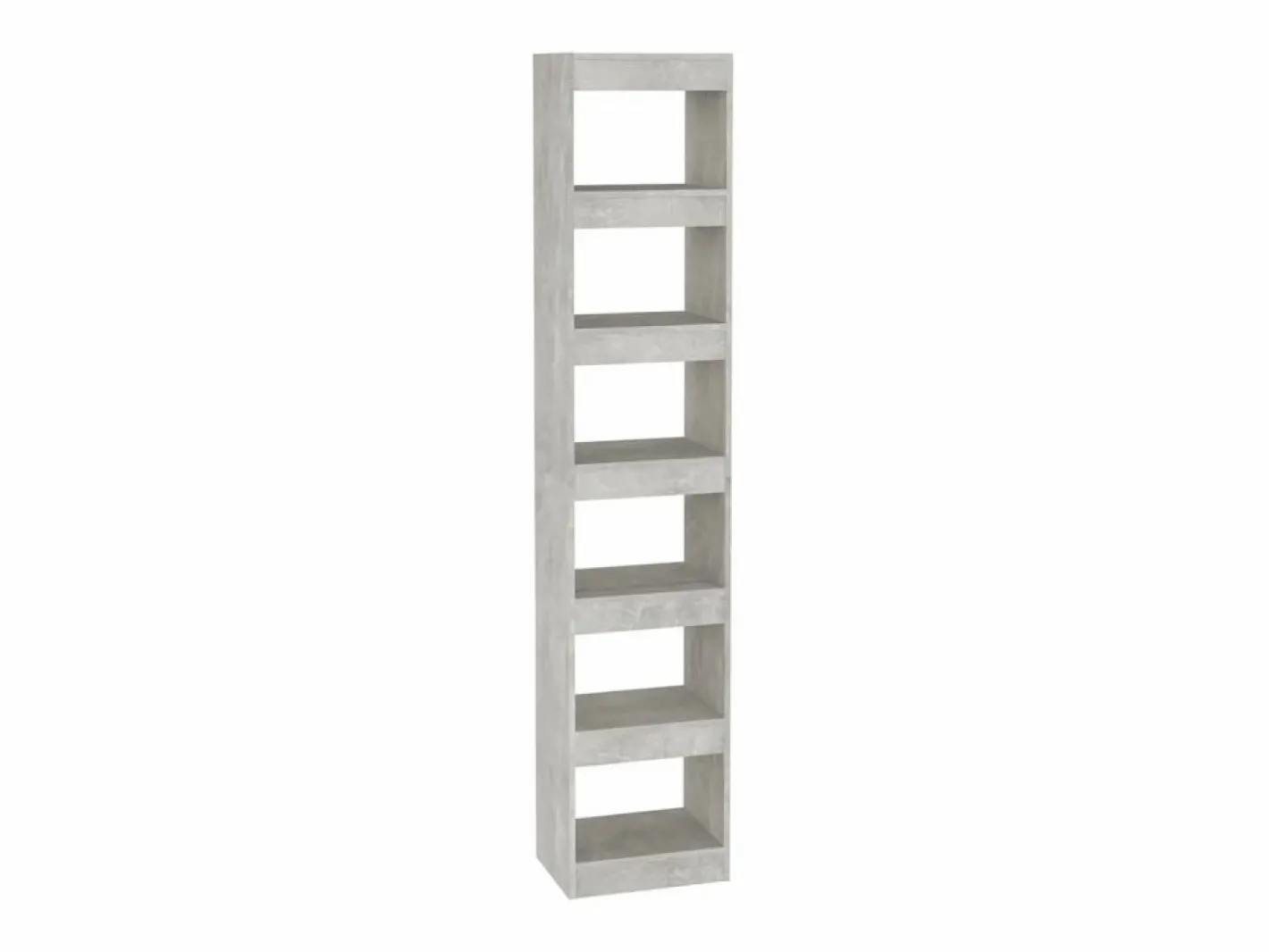 vidaxl Estantería/divisor de espacios hormigón 40x30x198 cm Gris