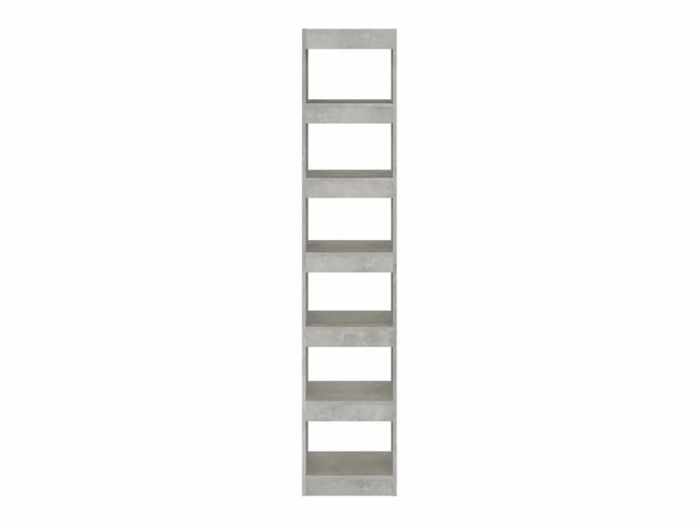 vidaxl Estantería/divisor de espacios hormigón 40x30x198 cm Gris