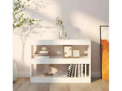 Clicnbuy Estantería/divisor de espacios 100x30x72 cm Blanco Best
