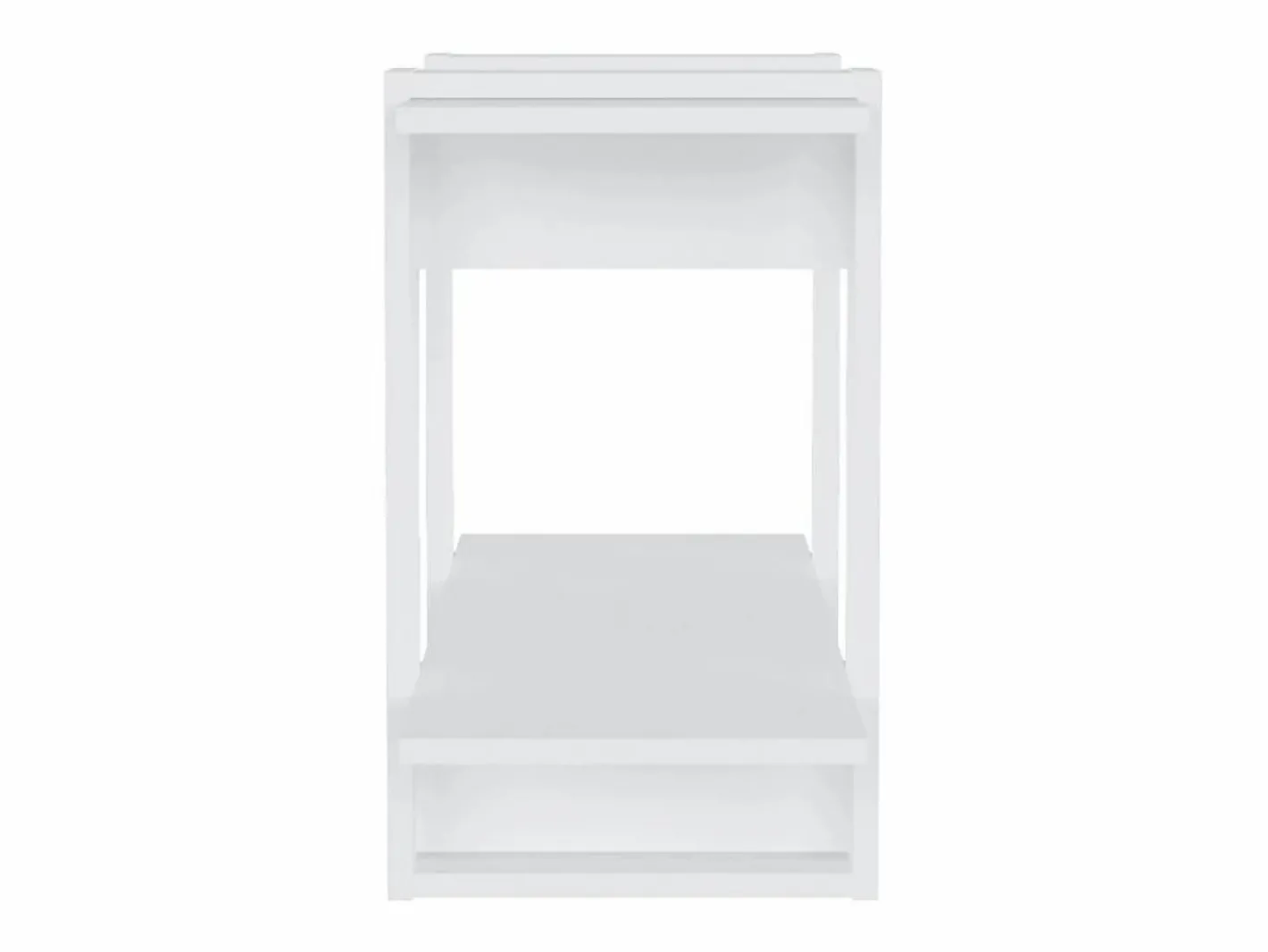 vidaxl Estantería|Estantería/divisor de espacios brillante 80x30x51 cm