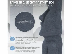 Estatua Isla de Pascua Moai Rapa Nui cabeza escultura^ECD Germany
