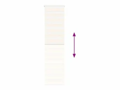 Clicnbuy Persianas De Interior|Estor cebra mármol tejido ancho 50,9 cm poliéster
