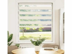 Clicnbuy Persianas De Interior|Estor cebra mármol tejido ancho 95,9 cm poliéster