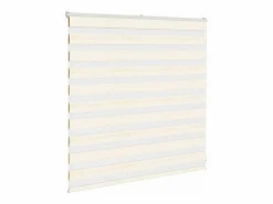 Clicnbuy Estor cebra mármol tejido ancho 145,9 cm poliéster Beige Online