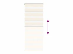 Clicnbuy Estor cebra mármol tejido ancho 50,9 cm poliéster Beige Sale