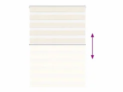 Clicnbuy Estor cebra mármol tejido ancho 90,9 cm poliéster Beige