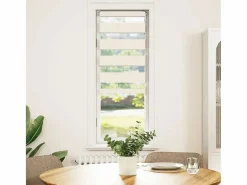Clicnbuy Persianas De Interior|Estor cebra mármol tejido ancho 45,9 cm poliéster