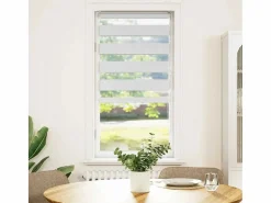 Clicnbuy Persianas De Interior|Estor cebra 65x150 cm tejido ancho 60,9 cm poliéster