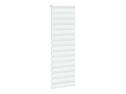 Clicnbuy Estor cebra 90x200 cm tejido ancho 85,9 cm poliéster Blanco Discount