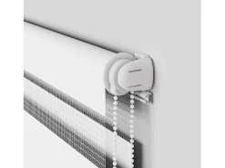 Clicnbuy Estor cebra 90x200 cm tejido ancho 85,9 cm poliéster Blanco Discount